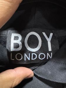 Boy London Wings Pattern Black Hoodie