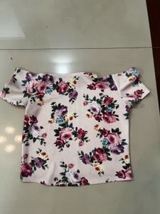 Newlook Off Shoulder Crop Top