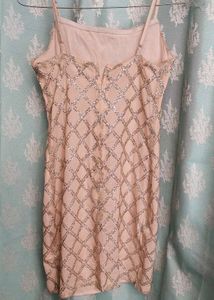 Nude Mini Dress
