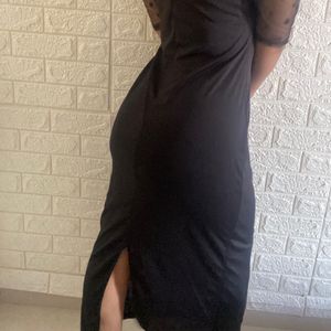 Black Bodycon Maxi Dress