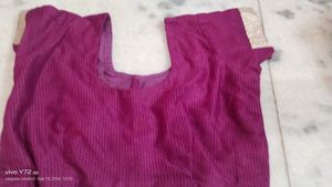 Pink Saree With Blouse