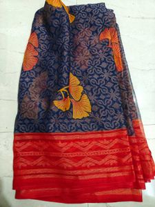 Floral Print Saree