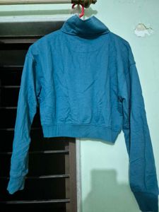 Blue Graphic Sweatshirt