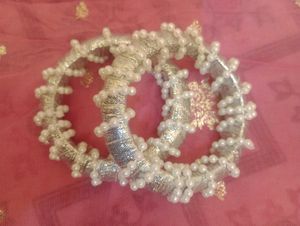 Pearl Beaded Bangles