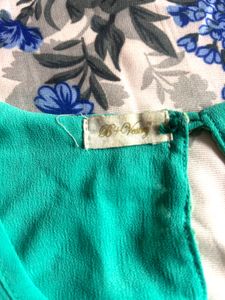 Teal Lace Top