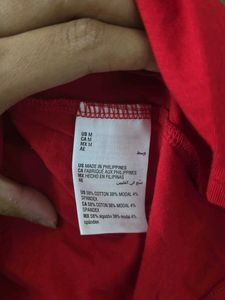 Red Long Sleeve T-Shirt