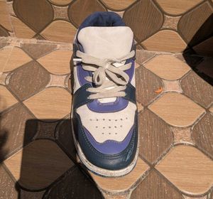 Blue &amp; White Kids Shoes – Size 5