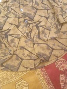 Abstract Print Button-Down Shirt New
