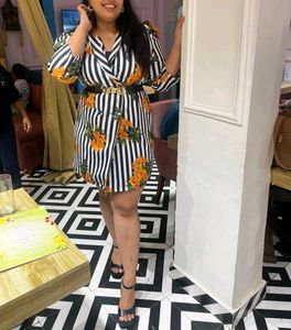 Striped Blazer Dress