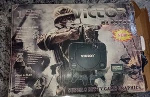Vintage Victor Blaster 8-Bit TV Game Graphics