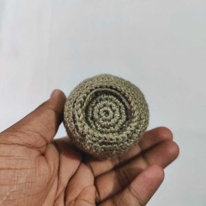 Handmade Crochet Sunflower Pot