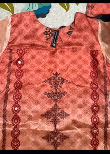 Beautiful Kurta Set With Heavy Banarasi Dupatta