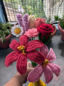 Crochet Flower Bouquet