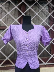 Lavender Cute Top