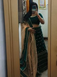 Beautiful Mehendi Lehenga 💚