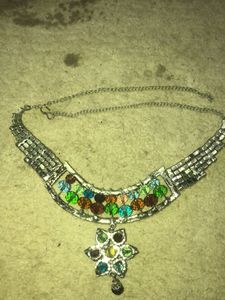 Rhinestone Statement Necklace