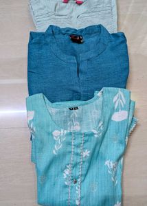 Set of 3 Women's Kurtas