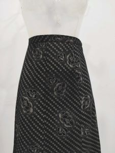 Black Printed Skirt