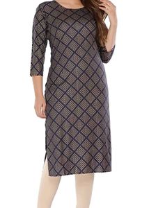 Elegant Diamond Print Kurta