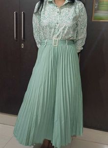 Mint Green Midi Dress