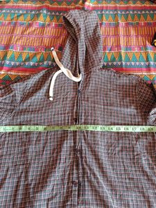 Checkered Hooded Shirt