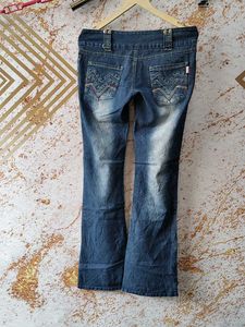 Low Rise Flare Jeans