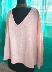 🎁Buy 2 Get 1 Free🎁Peach V-Neck Pullover Top