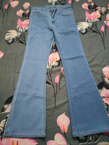 Flared Light Wash Jeans - never worn