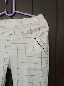 Checkered Casual Pants