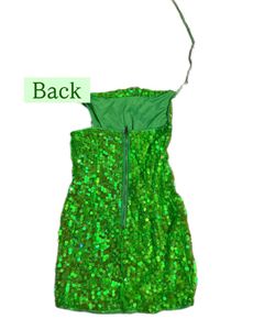 Green Sequin Mini Dress