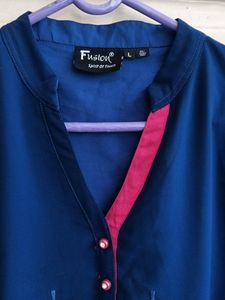 Beautiful Navy Blue Kurti