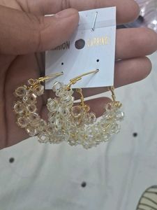 Beaded Hoop Earrings