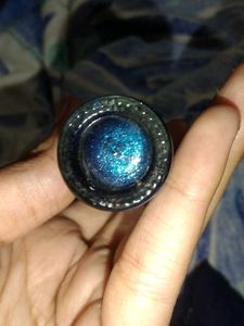 Miss Nails Paint(Blue Glittery Colour)Very Unique