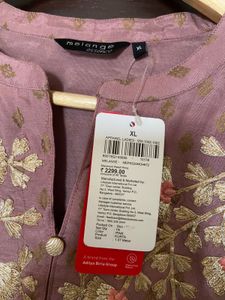 Melange Women’s Festive Emb. Kurta (xl)