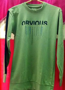 Green Graphic Print Tee