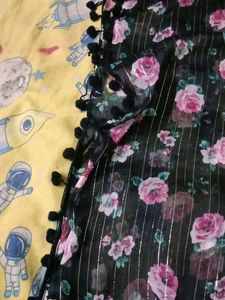 Floral Print Kaftan Set