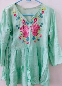 Floral Embroidered Top