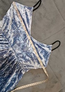 Blue Velvet Cami top 30 to 32 inch