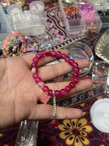 Butterfly Charm Beaded Bracelet