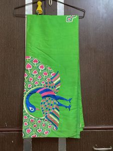 Beautiful Peacock Embroidery Saree