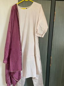 Elegant Embroidered Kurta Set