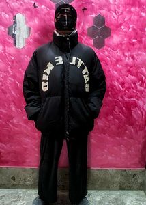 Stylish Black Puffer Jacket