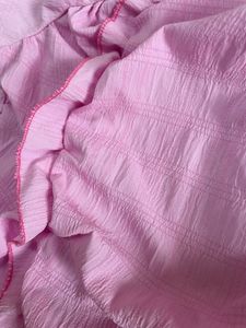 Pink Ruffle Top