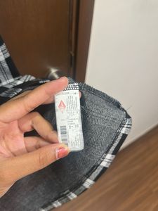 Black &amp; White Checked Dress