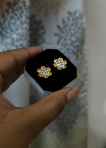 Gold Finished Earrings