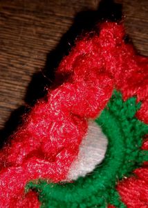 Red Crochet Hair Tie