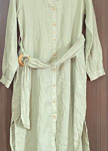 Zara Linen Blend Dress