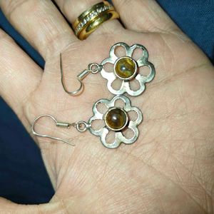 Tiger Stone Earrings
