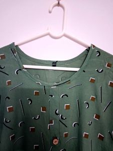Green Kurta Top