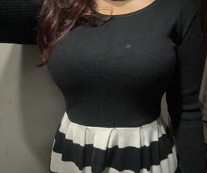 Black&White Mini Dress